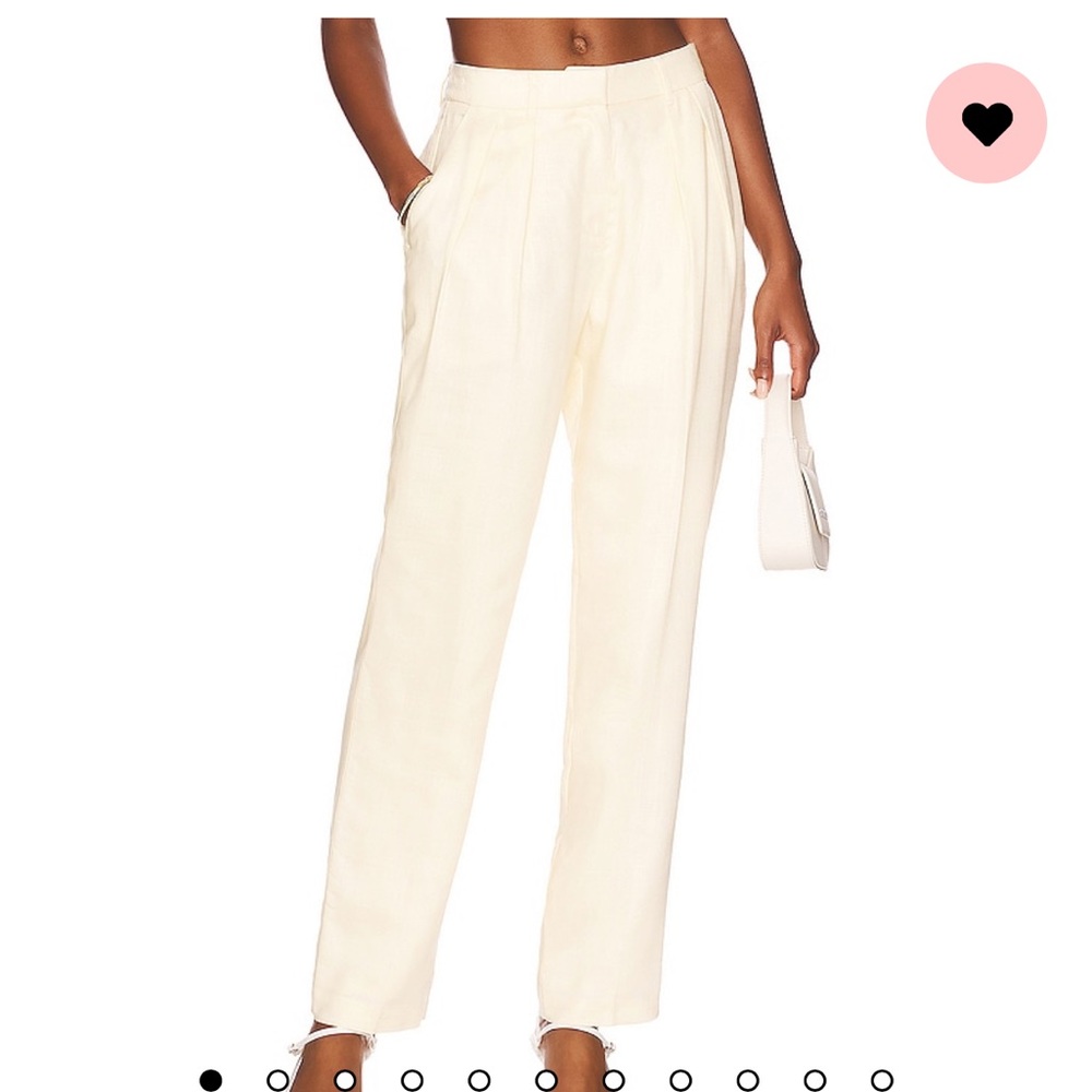 Revolve L’Academie Trouser in Pale Yellow